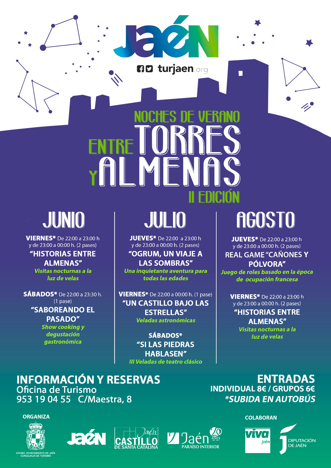 Noches verano torres almenas Jaen24h
