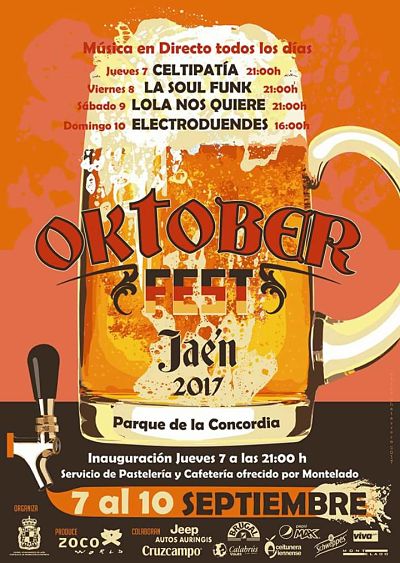 Oktoberfest fiesta cerveza Jaén24h