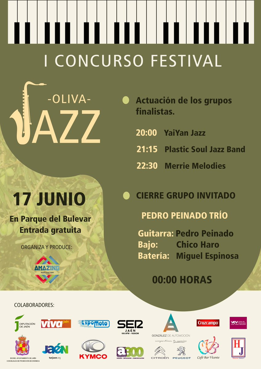 Concierto oliva jazz Jaén 24h