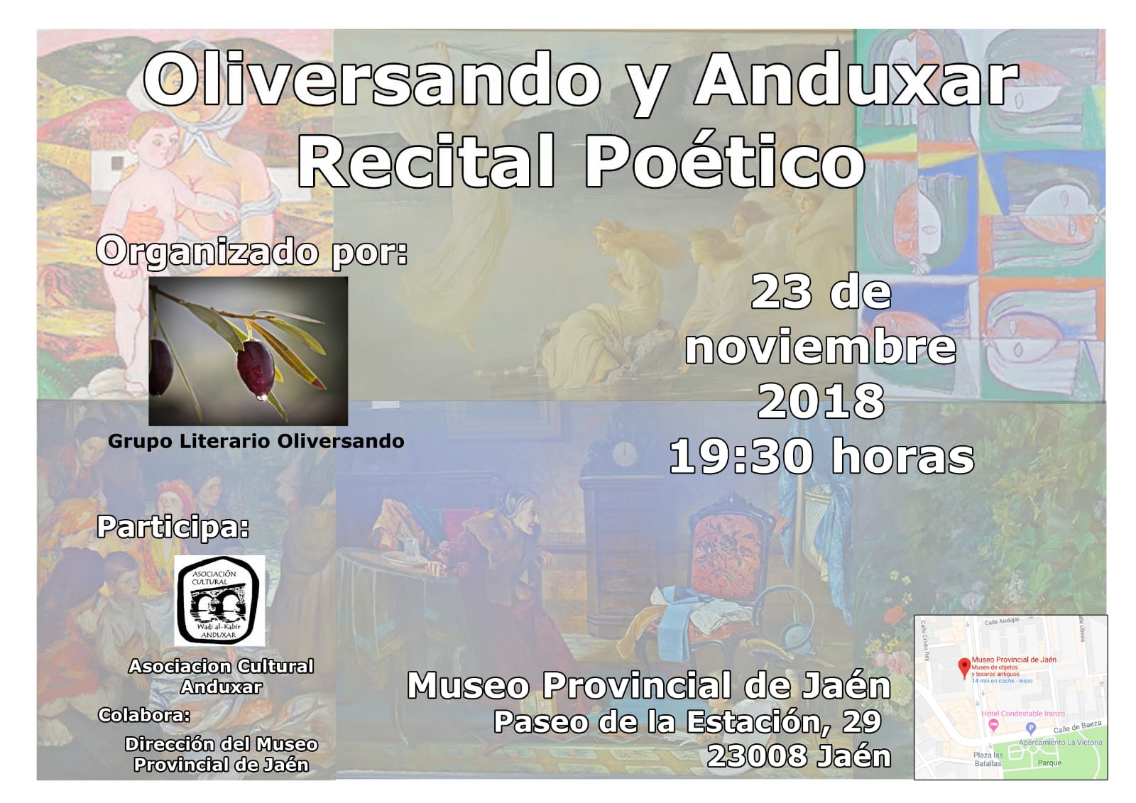 Recital poético. Oliversando y Anduxar Jaén 24h