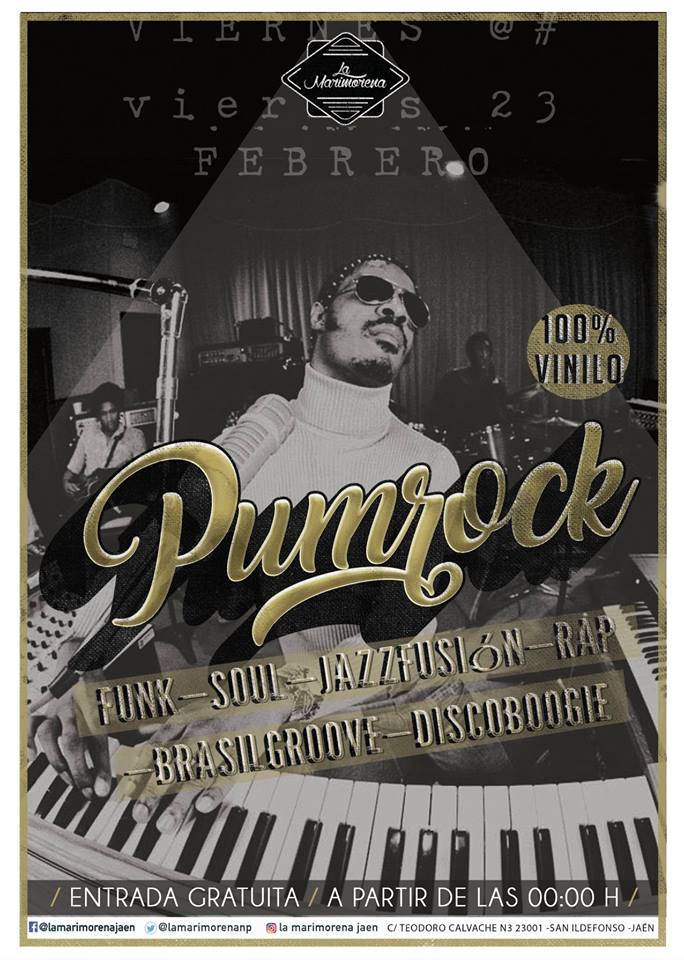 Cartel Concierto DJ Pumrock La Marimorena Jaén 24h