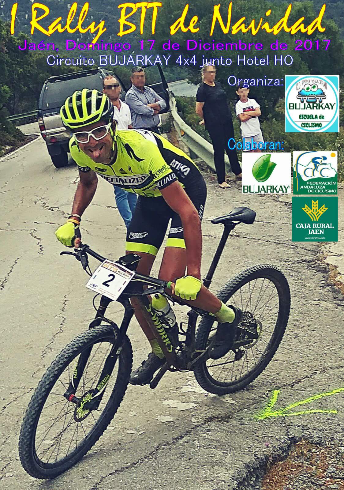 Cartel I Rally BTT de Navidad Jaén 24h