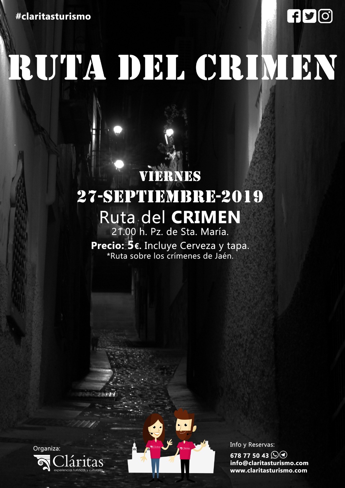 Ruta del crimen visita guiada jaen24h