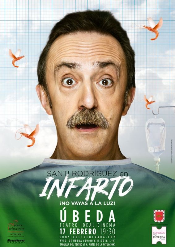 Teatro. Santi Rodríguez. Infarto No vayas hacia la luz Jaén 24h