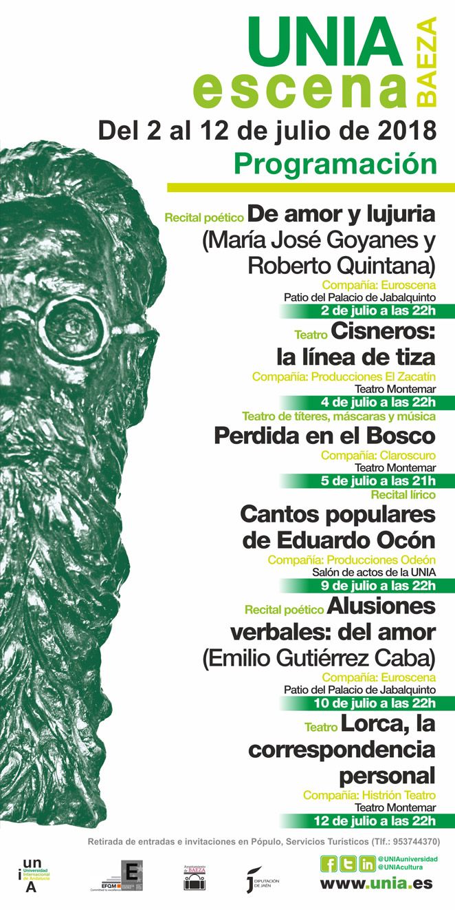 Teatro en Baeza UNIA escena Jaén 24h