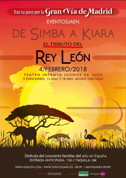 Teatro musical tributo al rey León Jaén 24h