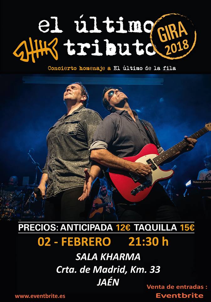 Concierto El Último Tributo al último de la fila Jaén 24h
