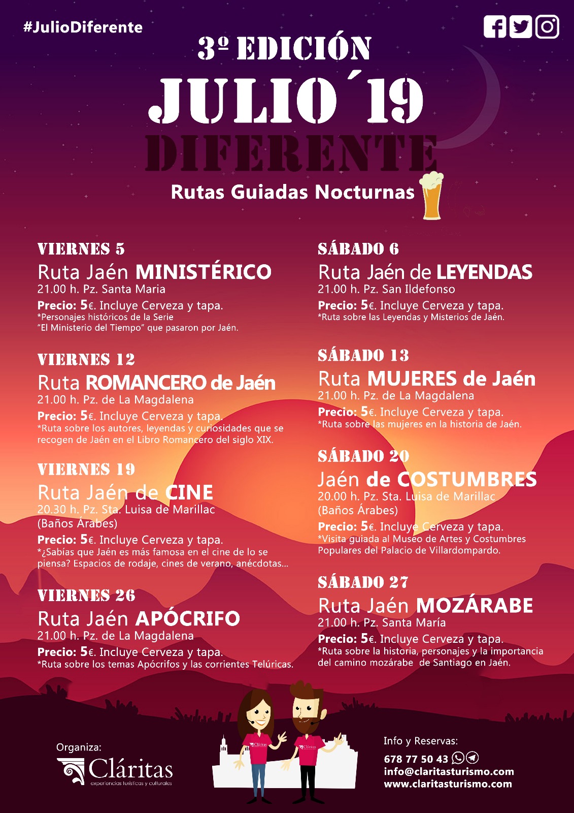 Visita guiada nocturna jaen24h