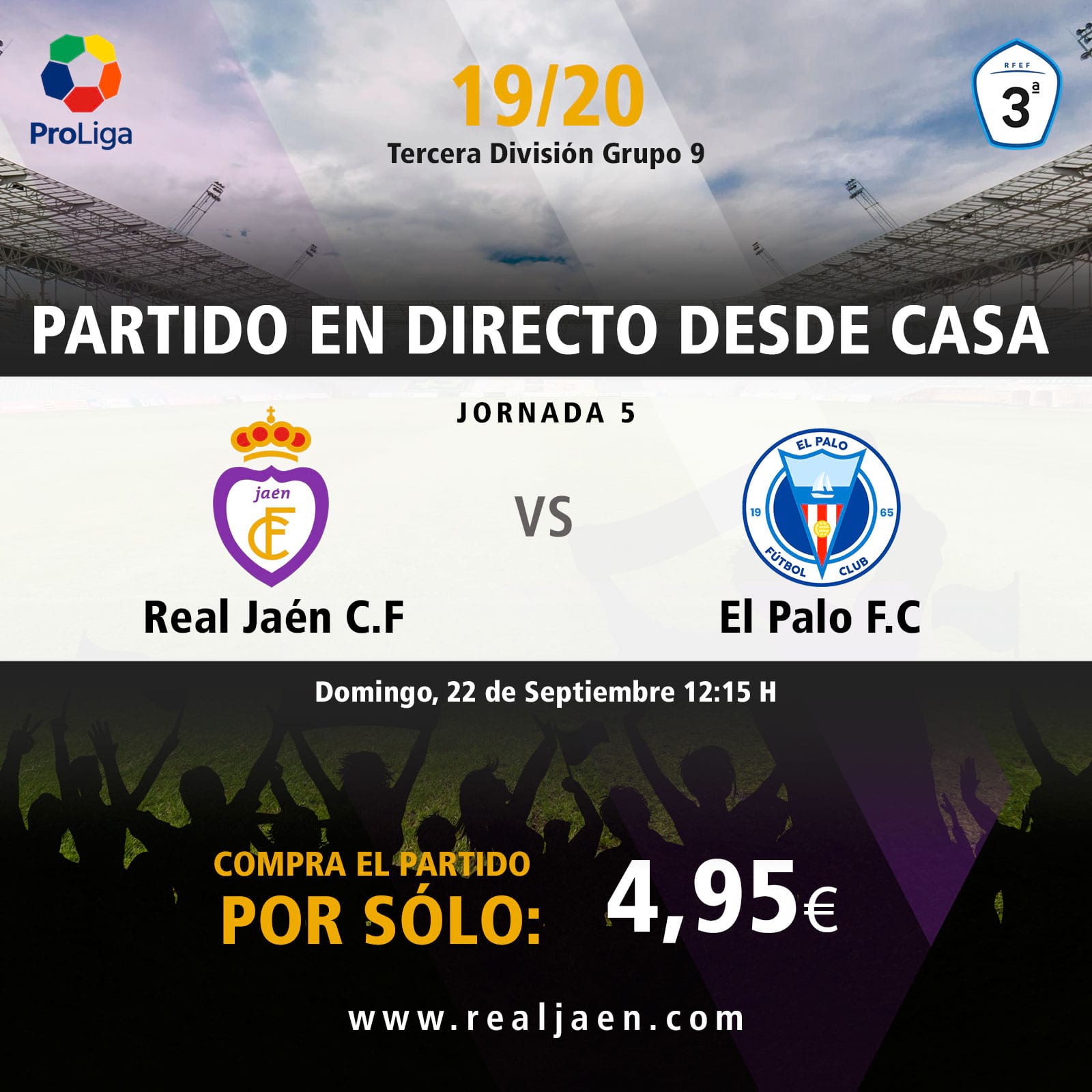 partido directo real jaen el palo jaen24h