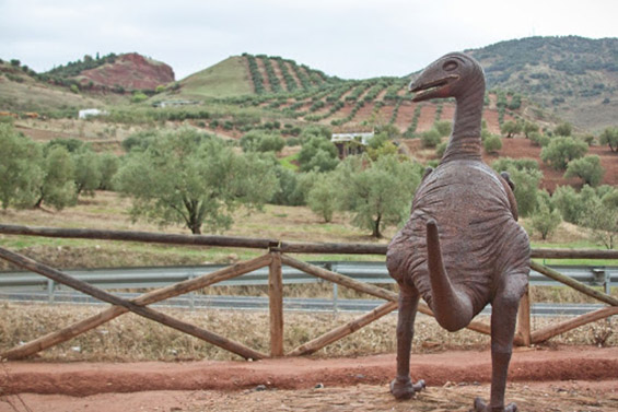 Huellas de dinosaurio en Santisteban del Puerto