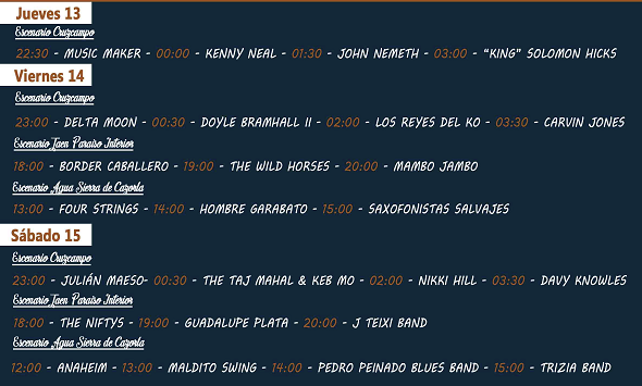 Conciertos Cazorla Blues Jaén24h