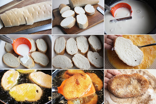 Preparación de las torrijas Jaén24h