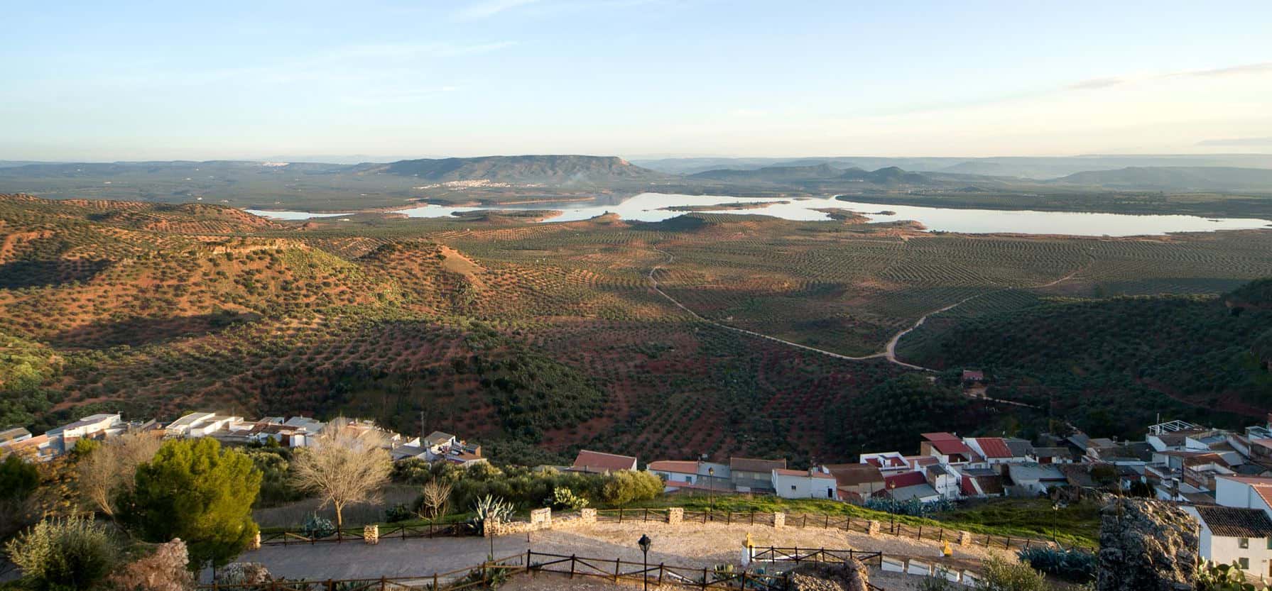 Vistas desde el castillo de vilches Jaén