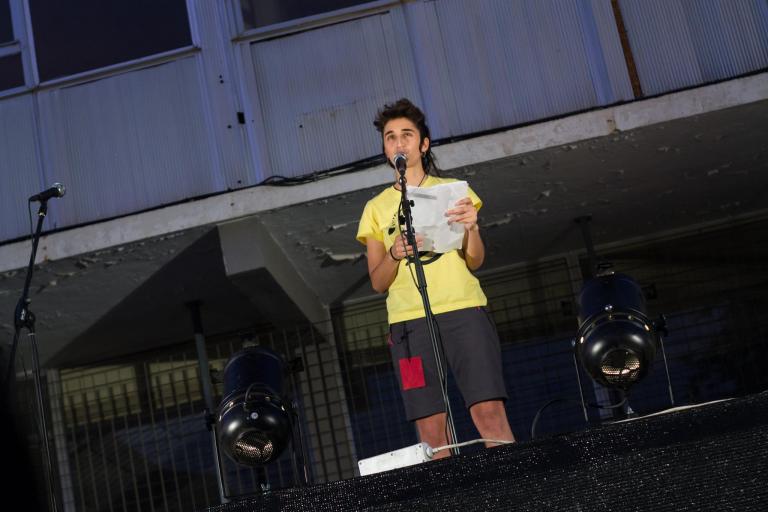 Jose Flores ganador poetry slam Jaén 24h