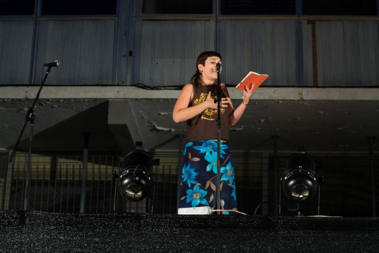 Jose Flores ganador poetry slam Jaén 24h