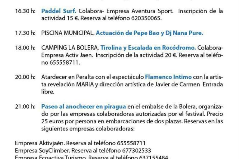 Festival del Agua en Pozo Alcón 