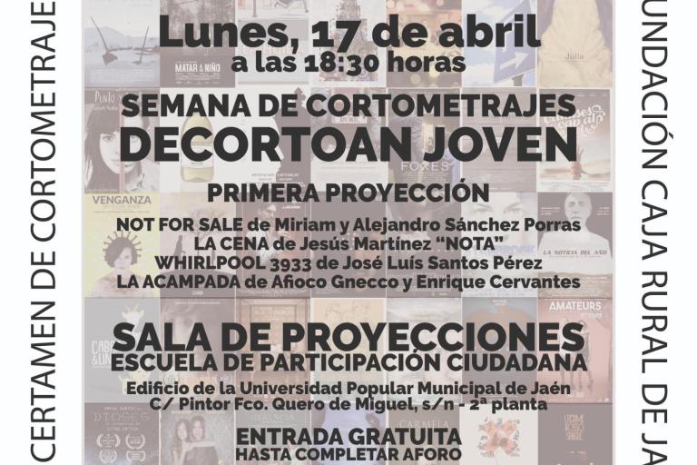 XII edición del Certamen de Cortometrajes Decortoán Joven. Jaén24h