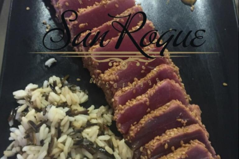 Bar Restaurante San Roque tataki atún en Jaén